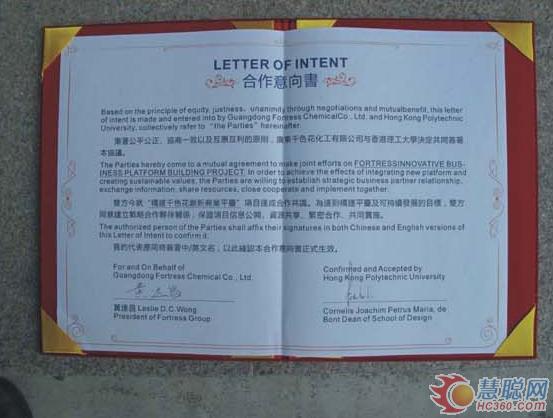 商务合作意向书