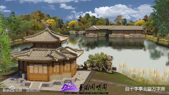 十字亭3D复原图 十字亭3D复原图