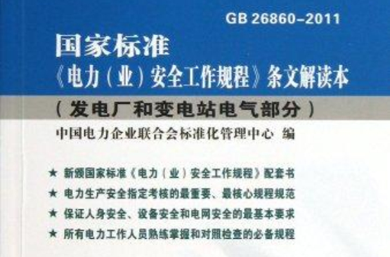国家标準电力业安全工作规程条文解读本