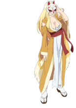 狐面女