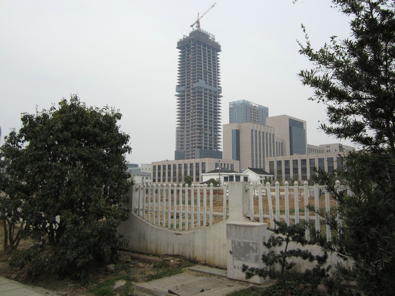建设中的中润苏州中心 建设中的中润苏州中心