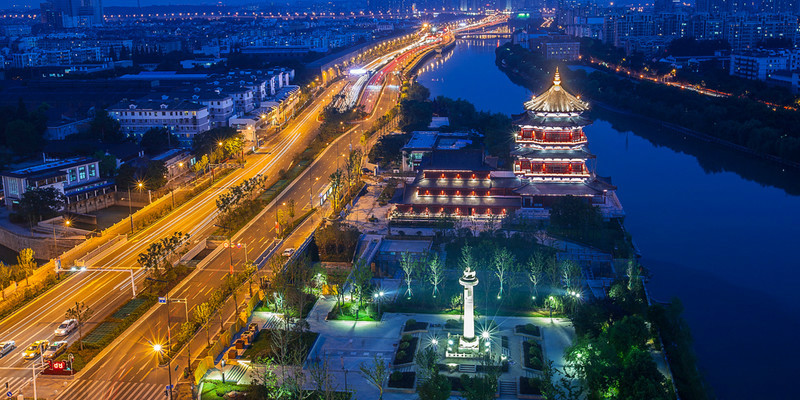 西水关赏心亭夜景 西水关赏心亭夜景