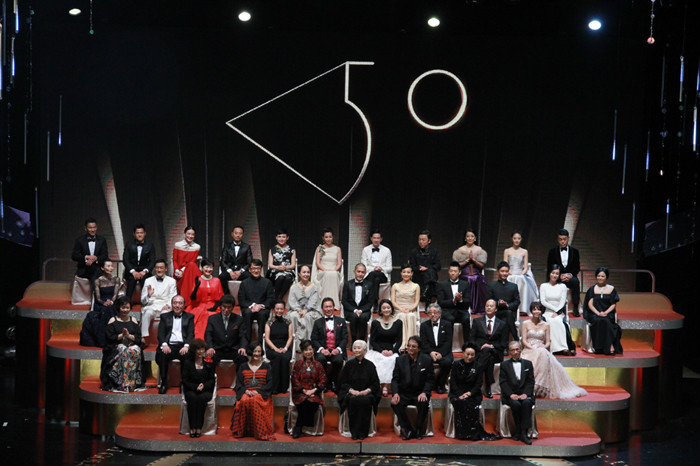 第50届台湾金马奖颁奖礼之历届影帝影后合影 第50届台湾金马奖颁奖礼之历届影帝影后合影