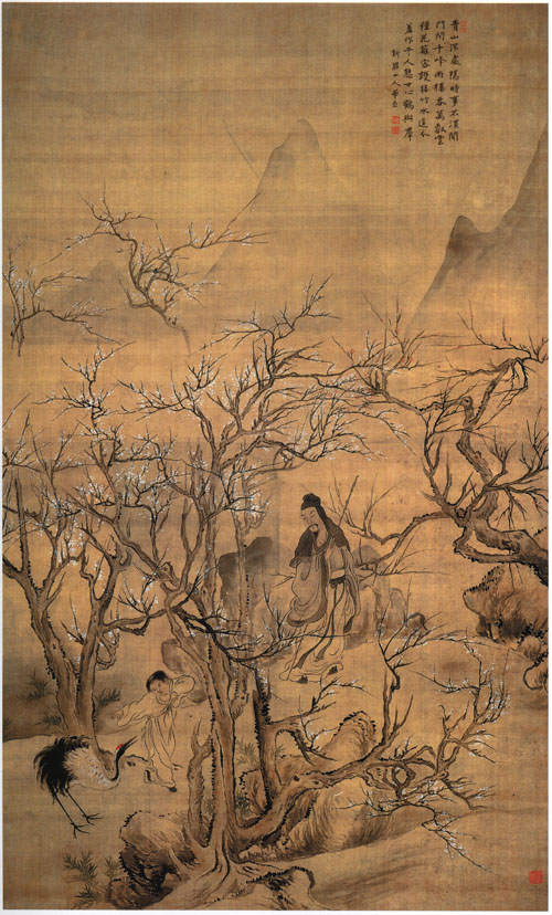 梅鹤图 梅鹤图