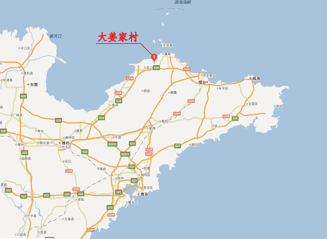 蓬莱市北沟镇大姜家村
