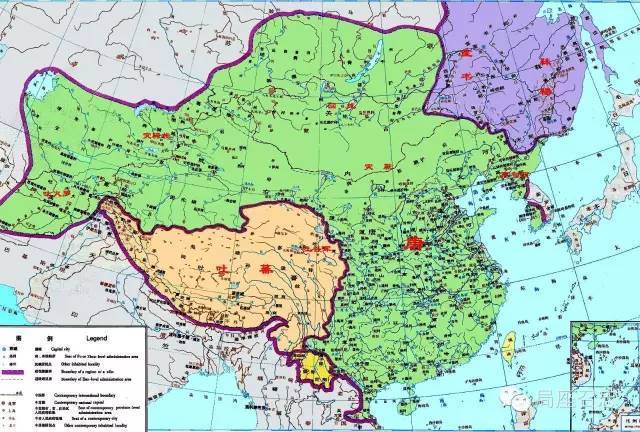 唐高宗总章二年（669年）唐朝疆域图