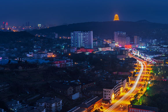 盱眙县(城区夜景) 盱眙县(城区夜景)