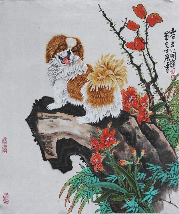 画家周健作品