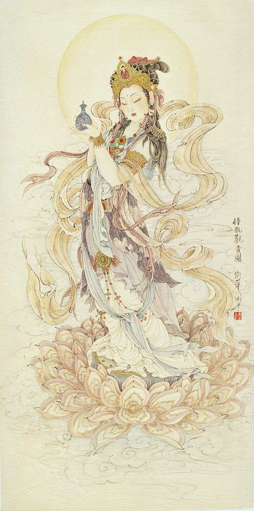 武卫萍观音菩萨作品 武卫萍观音菩萨作品