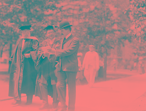 吉尔曼和芝加哥大学首任校长哈珀