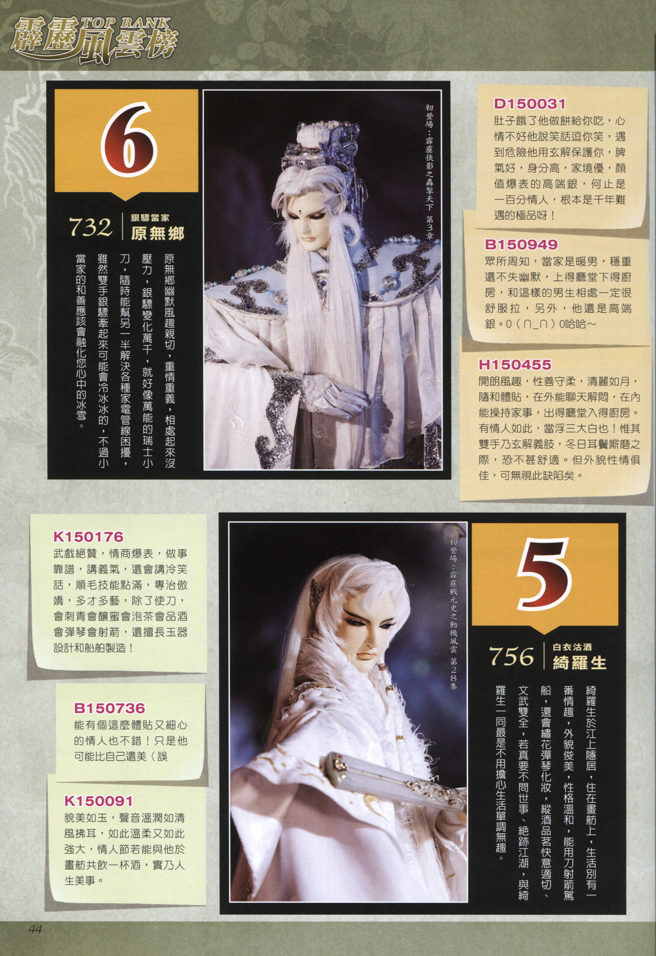 月刊249期-最棒情人第六名-原无乡