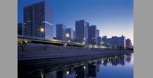 北京建外SOHO夜景 北京建外SOHO夜景