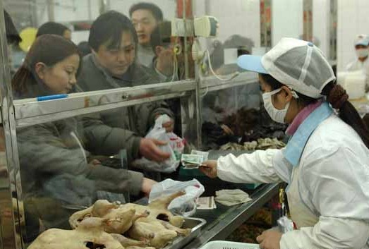 南京盐水鸭老字号销售现场 南京盐水鸭老字号销售现场