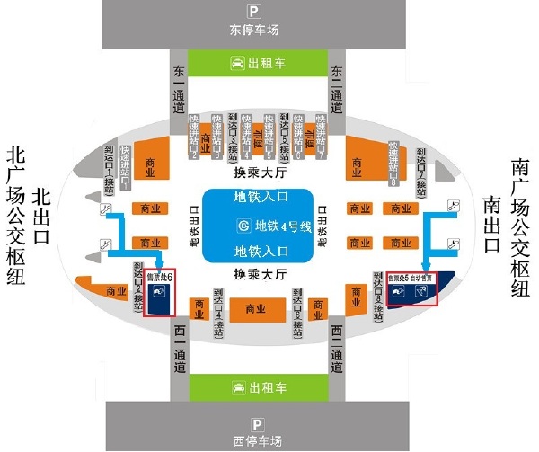 北京南站平面图 北京南站平面图