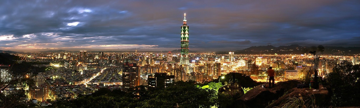 台湾台北市夜景(2005年) 台湾台北市夜景(2005年)