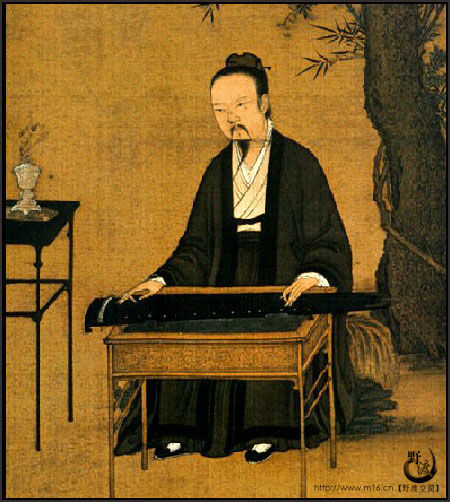 伯牙鼓琴图 伯牙鼓琴图