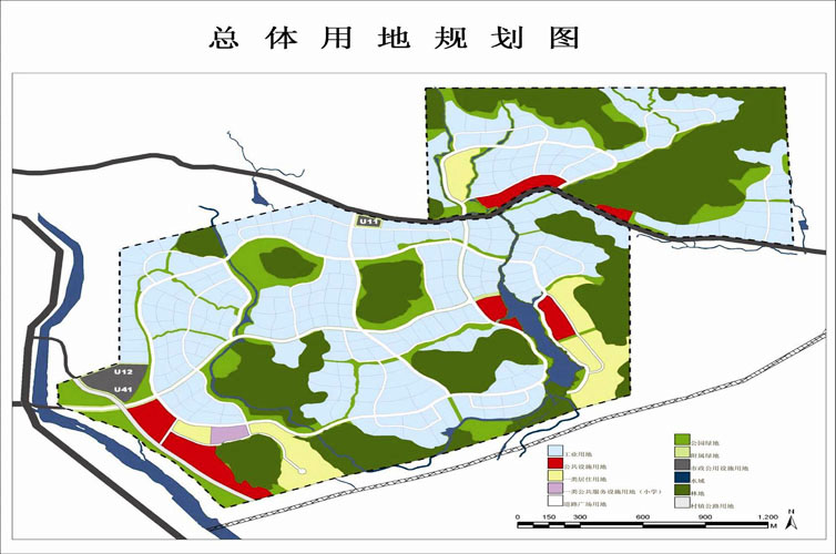 总体用地规划图 总体用地规划图
