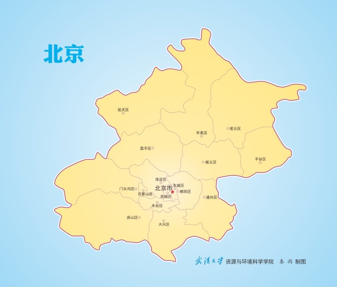 北京区划图 北京区划图