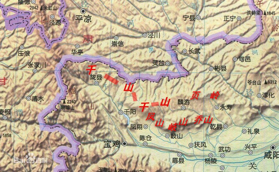 千山的位置及走向 千山的位置及走向
