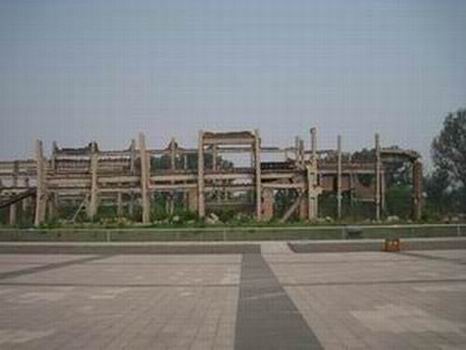 唐山机车车辆厂铸钢车间地震遗址 唐山机车车辆厂铸钢车间地震遗址
