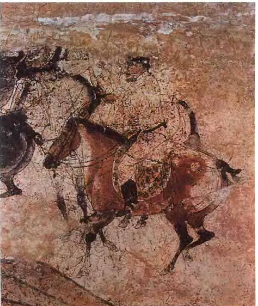 唐章怀太子墓壁画 唐章怀太子墓壁画