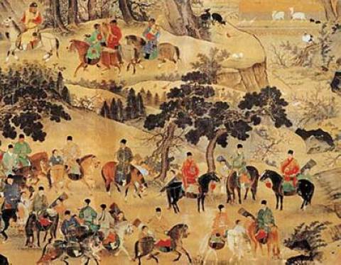 宋朝骑马图 宋朝骑马图