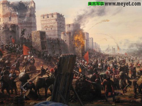 君士坦丁堡战役(奥斯曼帝国攻陷君士坦丁堡的战役)