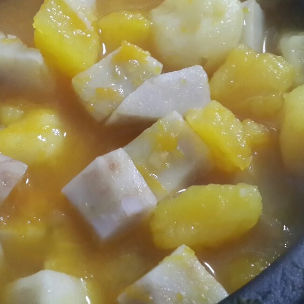 南瓜芋头椰糖水