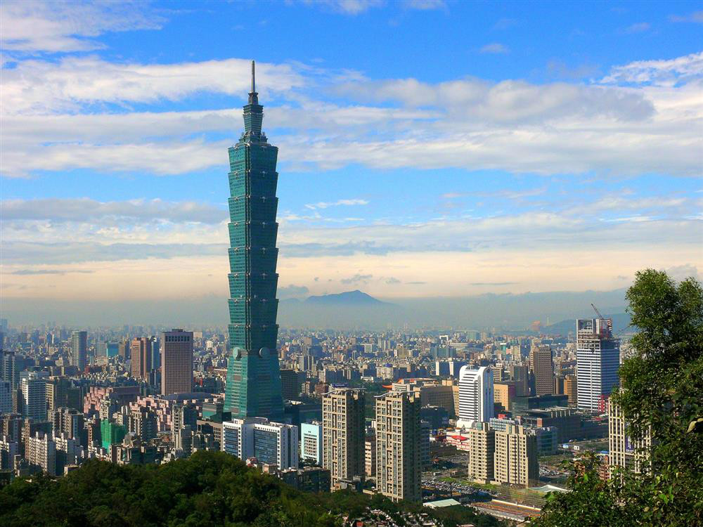 位于台北市信义区的摩天大楼台北101 位于台北市信义区的摩天大楼台北101
