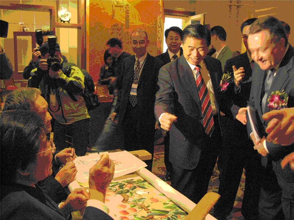 世界旅游组织秘书长弗兰里克与黄华华参观 世界旅游组织秘书长弗兰里克与黄华华参观