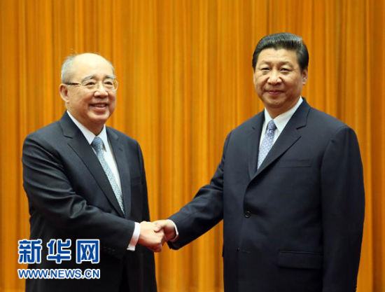 习近平会见吴伯雄 习近平会见吴伯雄