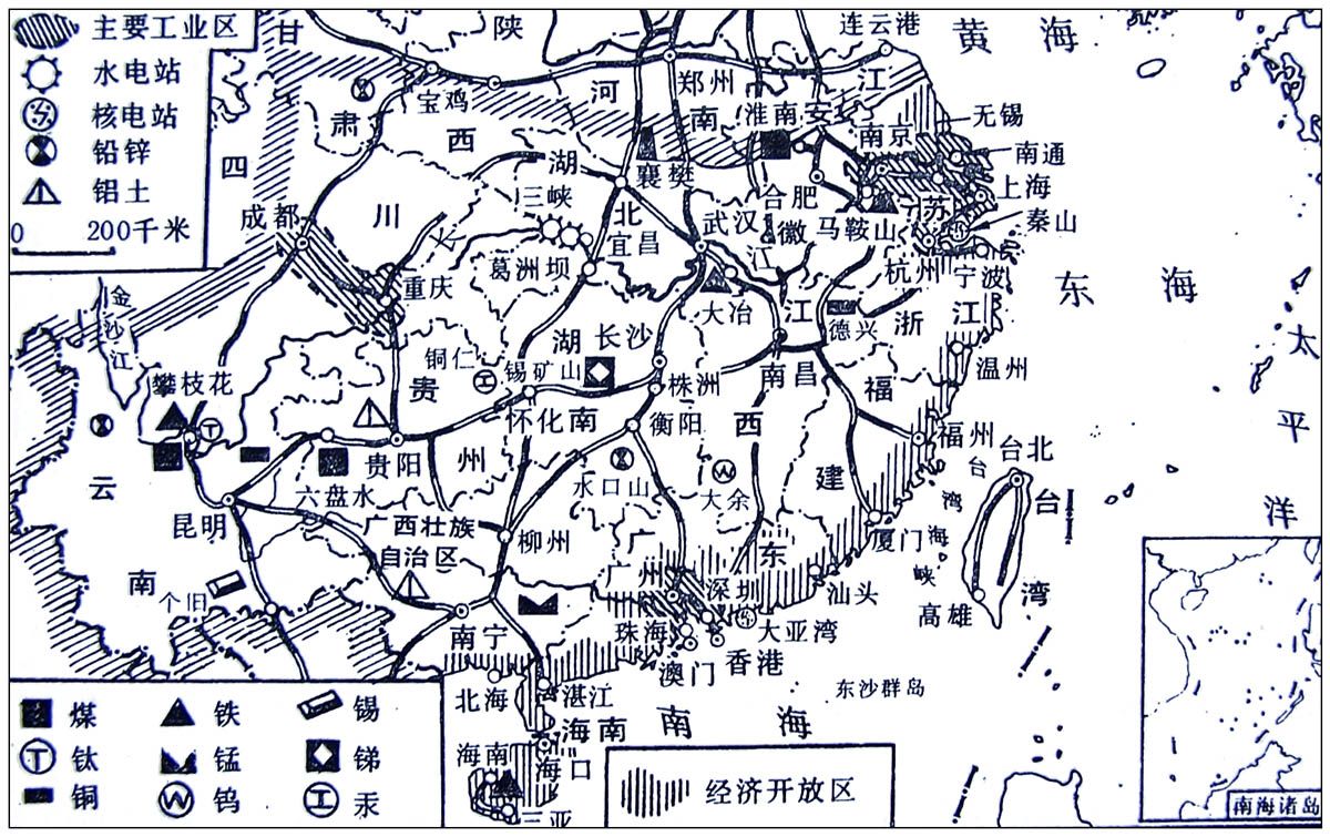 基于自然区划的南方地区 基于自然区划的南方地区